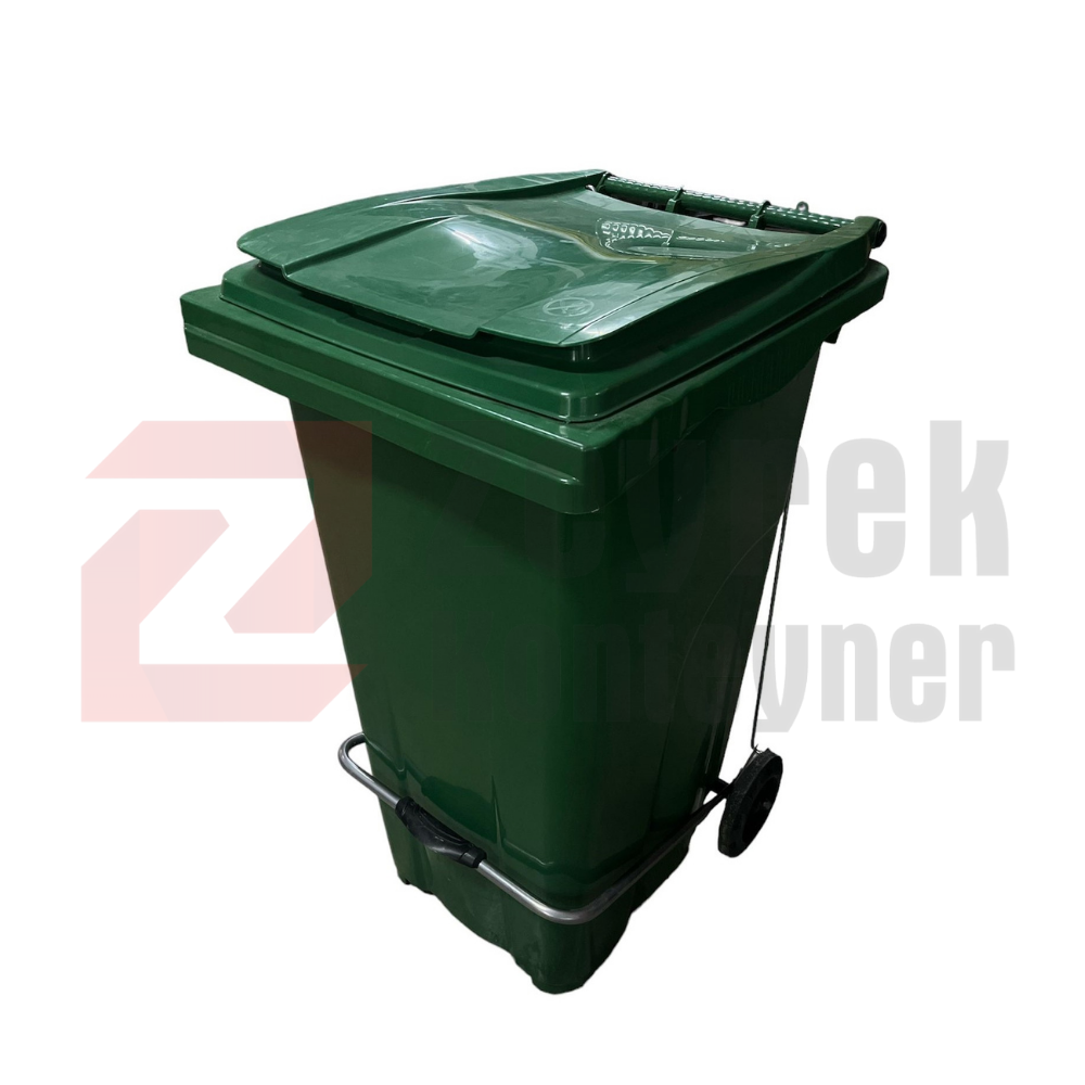 240 Litre Plastik Pedallı Çöp Konteyneri