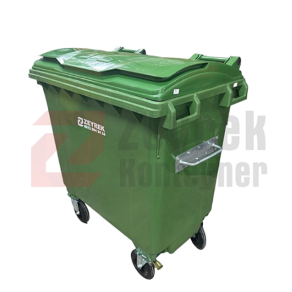 660 Litre Plastik Çöp Konteyneri